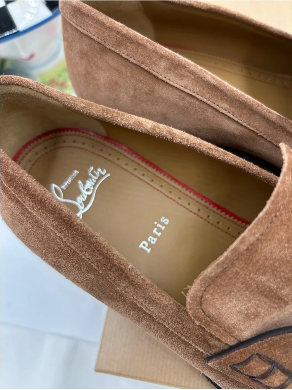 Men’s Christian Louboutin CHAMBELIMOC loafer size 42 made in Italy
